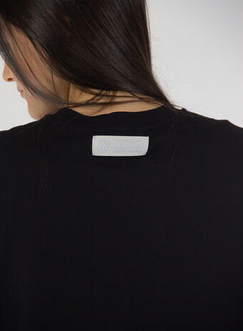 T-SHIRT MUSHROOM PRINT, 1000BLACK, small
