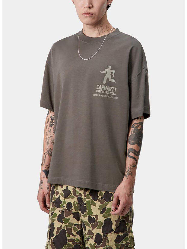T-SHIRT S/S DISTANCE, 874J GRAPHITE STONE DYED, large