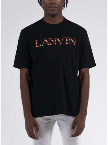 T-SHIRT CLASSIC LANVIN CURB, 10 BLACK, small