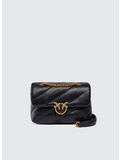 BORSA LOVE PUFF MINI SMALL B. SHEEP, Z99Q NERO-ANTIQUE GOLD, thumb