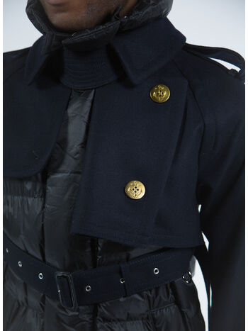 CAPPOTTO MELTON x PADDED, 001 BLACK, small
