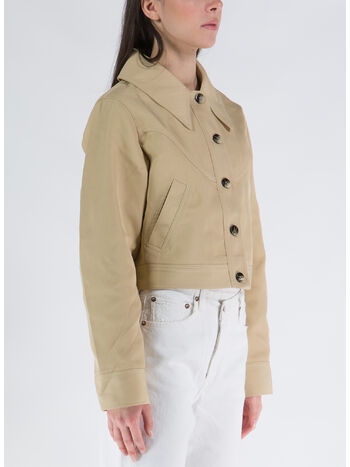 GIACCA CORTA HEAVY TWILL, 531 PALE KHAKI, small