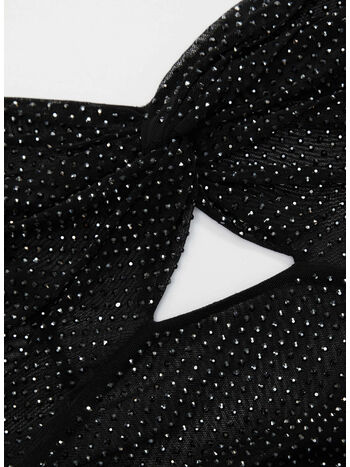 TOP RHINESTONE MESH, BLACK, small