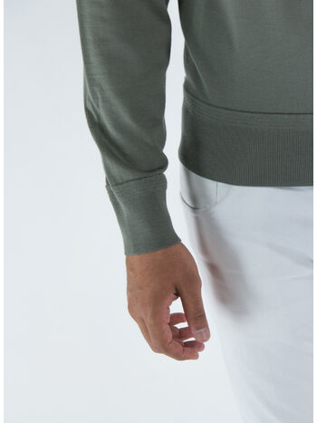 MAGLIONE GIROCOLLO, V03 MD GRN SLD, small