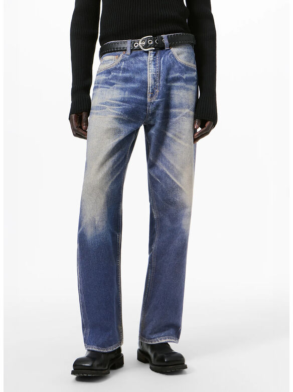 JEANS THIRD CUT, Azure Print, medium