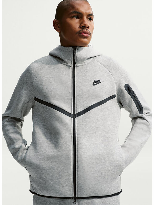 FELPA TECH, 063 DKGREYHEATHER/BLACK, medium