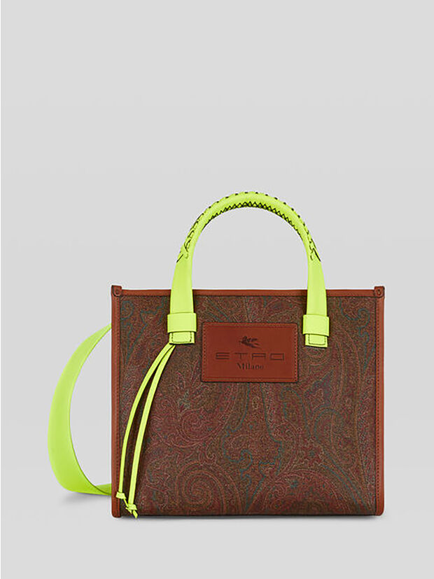 SHOPPING BAG PAISLEY FLUO, 600, large