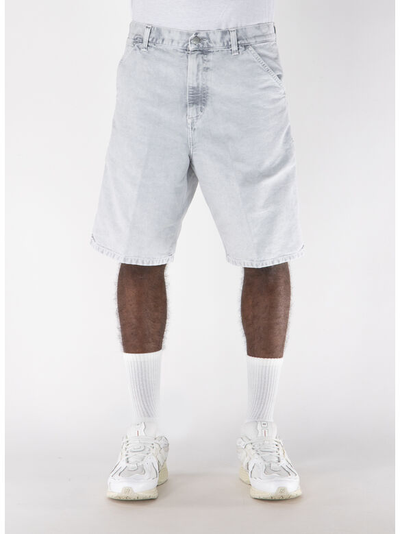 SHORT SINGLE KNEE, 895F BLACK CHALK WASH, medium