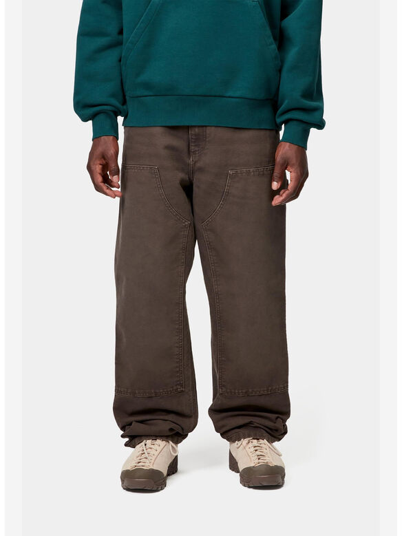 PANTALONE DOUBLE KNEE, 474O TOBACCO STONE CANVAS, medium