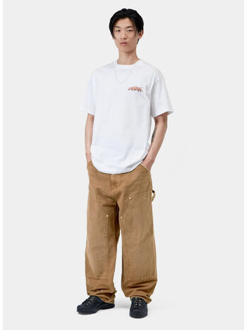 PANTALONE DOUBLE KNEE, HZ17 Hamilton Brown, destroy wash, small