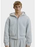 FELPA HEAVY HOOD UNISEX, 0497 HEATHER GREY, thumb