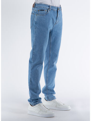 JEANS LOGO, 201 BLU, small
