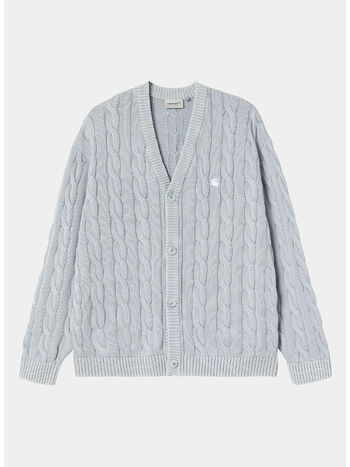 CARDIGAN CARTER, 0N1GD BLUE FOG/GARMENT DYED, small