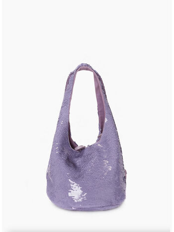 BORSA MINI SEQUIN SHOPPER, 730 LILAC, small