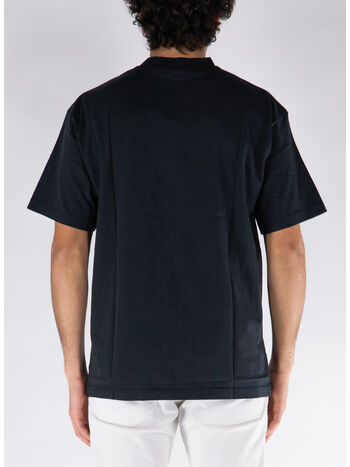 T-SHIRT OG BLURRED LOGO TEE, BLK0001 BLACK, small