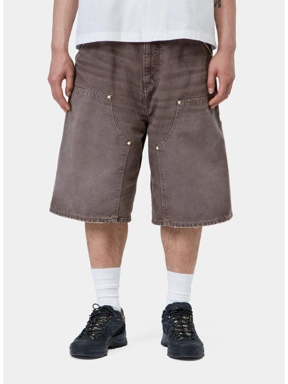 SHORT DOUBLE KNEE, 4717 Tobacco, destroy wash, medium