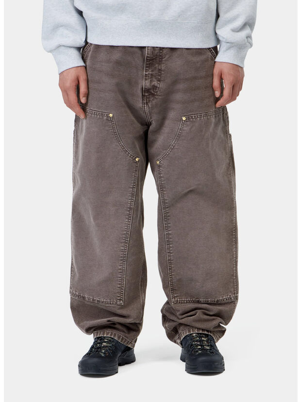 PANTALONE DOUBLE KNEE, 4717 Tobacco, destroy wash, large