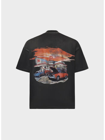 T-SHIRT 24 HOUR SERVICE, 04 STAINED BLACK, small