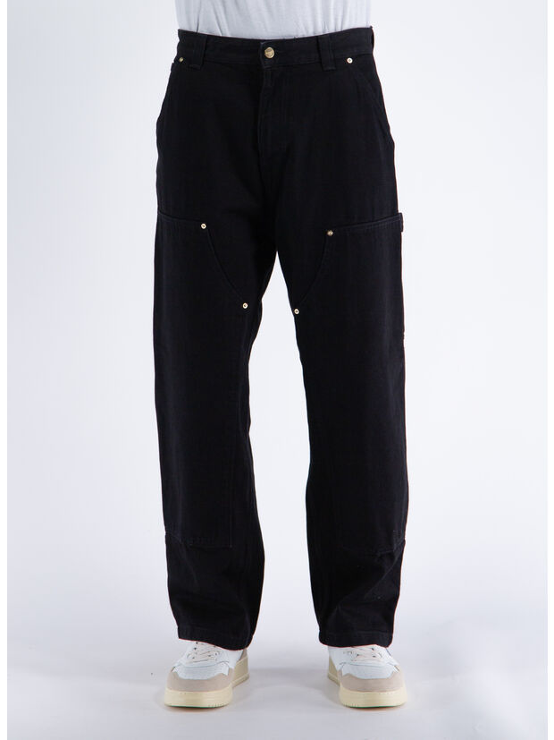 PANTALONE NASH DOUBLE KNEE, 8902 BLACK, large