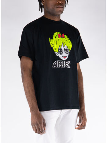 T-SHIRT KISS, BLK BLACK, small