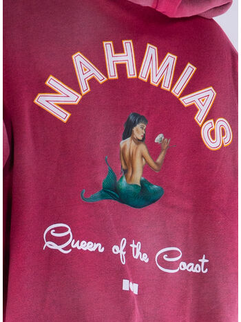 FELPA HOODIE QUEEN OF THE COAST, VINTAGE CHERRY, small