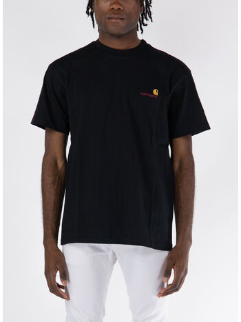 T-SHIRT S/S AMERICAN SCRIPT, 89XX, small