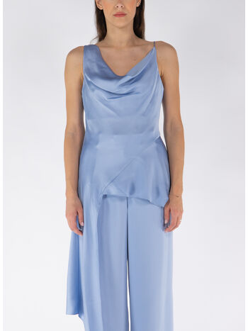 TOP RONNIE ASYMMETRIC, MARINA BLUE, small