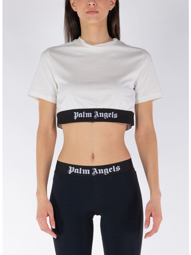 T-SHIRT CROP  LOGO TAPE, 0310, large