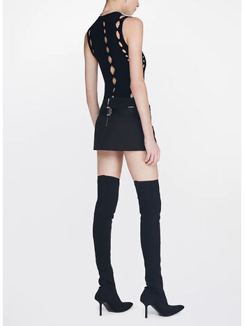 TOP SNAKE DIAMOND, BLACK, small