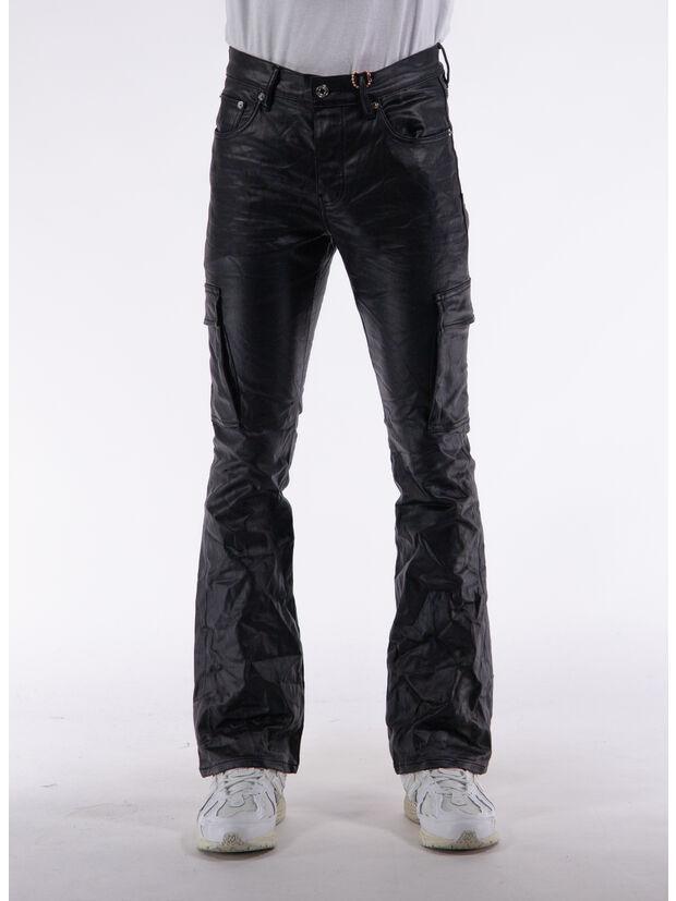 JEANS PATENT FILM CARGO, PFBL BOOT BLACK, large