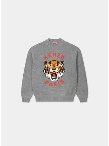MAGLIONE LUCKY TIGER, 97 STONE GREY, small