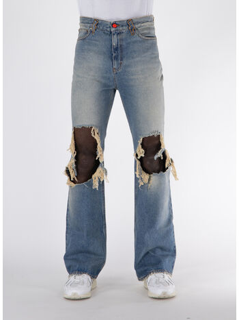 JEANS DENIM FLARES 1, 0182 LIGHT BLUE, small