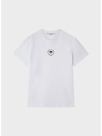 T-SHIRT LOVESTRUCK LOGO, 9000 PURE WHITE, small
