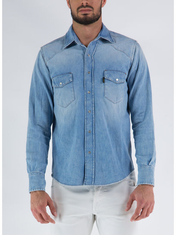 CAMICIA REY, L0747 LIGHT BLUE, medium