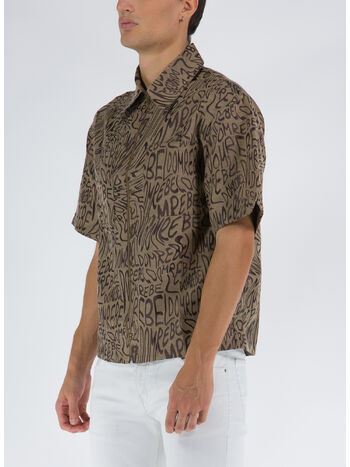 CAMICIA WAVY, BEIGE, small