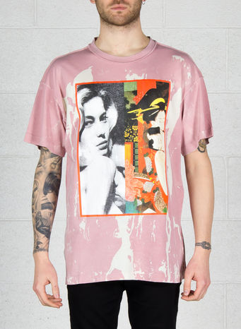 T-SHIRT JULIAN MOANA, PINK, small