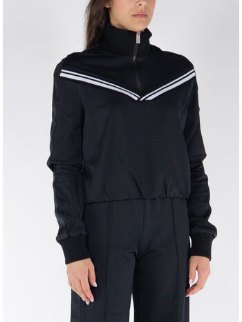 GIACCA SPORTIVA A COSTE, 1001 BLACK WHITE, small