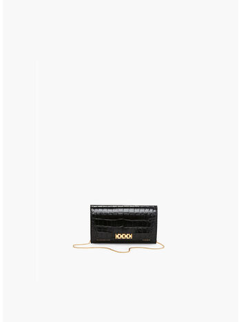 BORSA WALLET ON CHAIN, BLACK, small