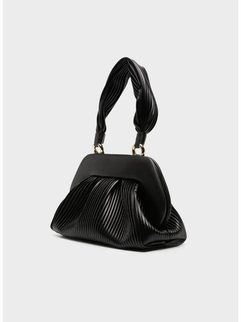 BORSA TIA PLISSE, BLACK, small