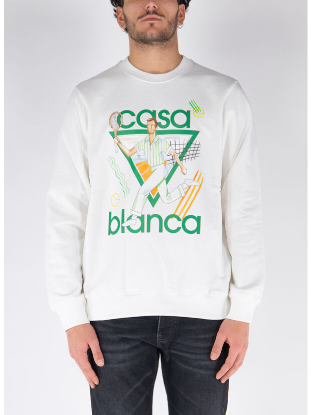 FELPA GIROCOLLO LE JEU PRINTED, LE JEU, large