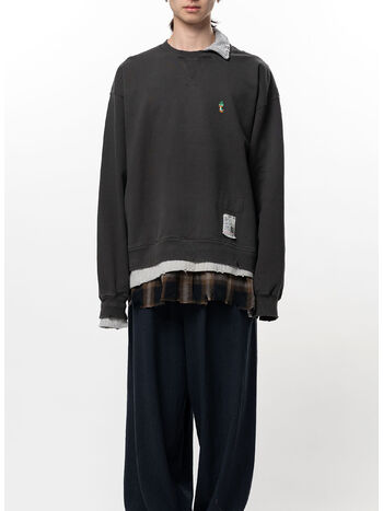 PULLOVER TRIPLE LAYERED, BLACK, small