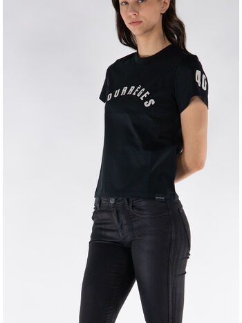 T-SHIRT AC STRAIGHT, BLACK, small