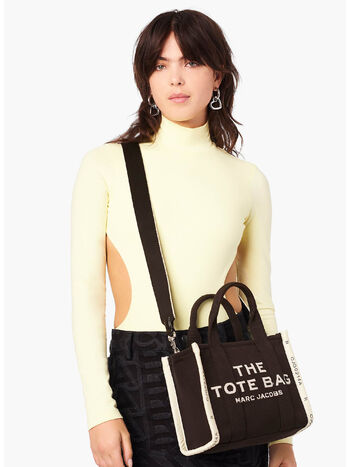 BORSA THE JACQUARD SMALL TOTE, 001 BLACK, small