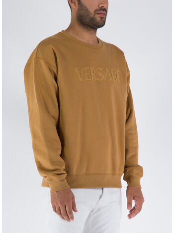 FELPA CON LOGO, 1N700 TAWNY BROWN, small