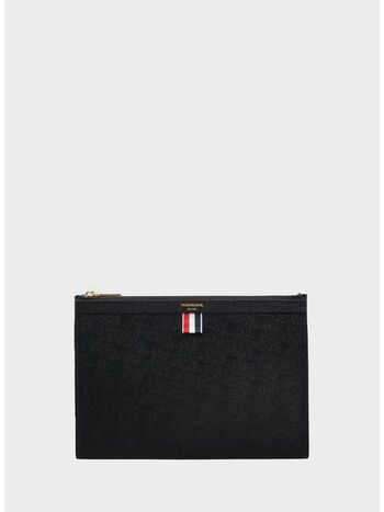 POUCH SMALL DOCUMENT HOLDER, 001 BLACK, small