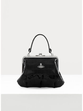 BORSA GRANNY FRAME PURSE, N401 BLACK, small