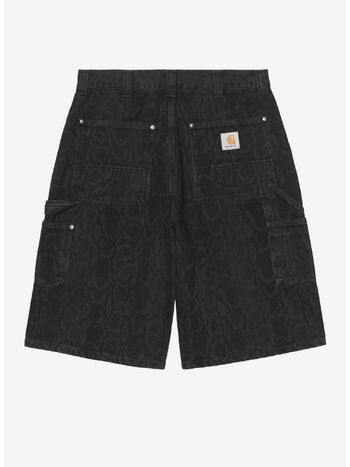 SHORTS OG DOUBLE KNEE, 3R260 Snake Camo, Black, heavy stone wash, small