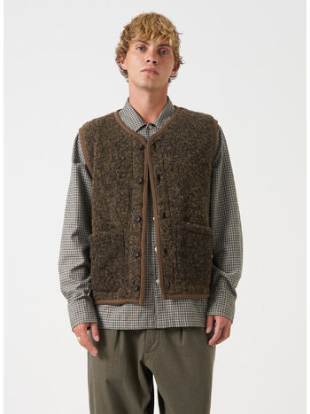 GILET LANCASTER, BROWN, small