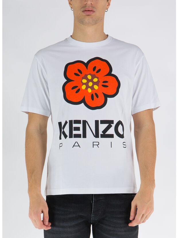 T-SHIRT BOKE FLOWER, 01 BIANCO, large