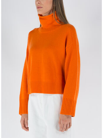 MAGLIONE STINTINO, ORANGE ORANGE, small